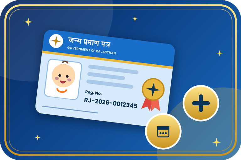 Rajasthan New Birth Certificate Without Hospital Record: Age-Wise Process