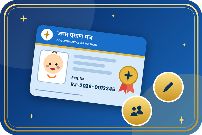 Rajasthan Birth Certificate: Correct Parents' Name and Address