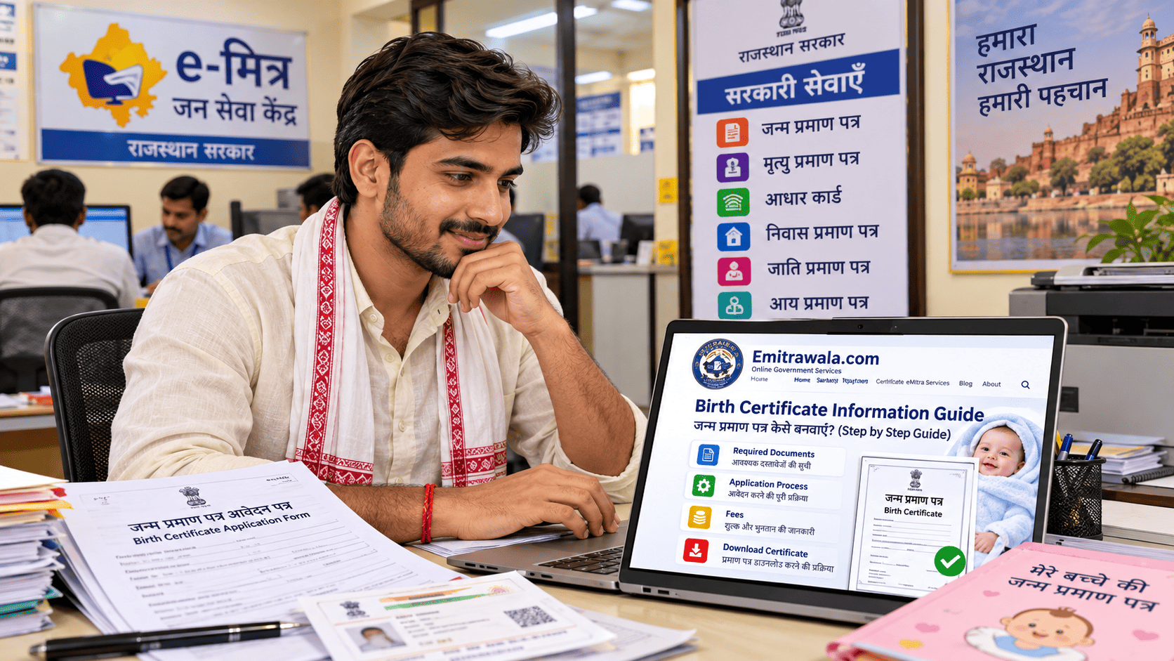 Rajasthan Birth Certificate Guides: All Services in One Place