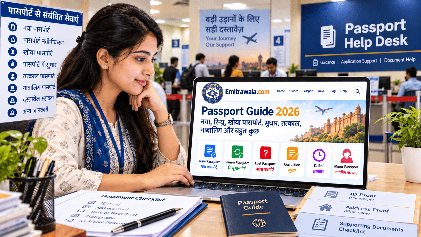 Passport Guide 2026: New, Renewal, Lost Passport, Correction, Tatkal, Minor and More – All in One Place
