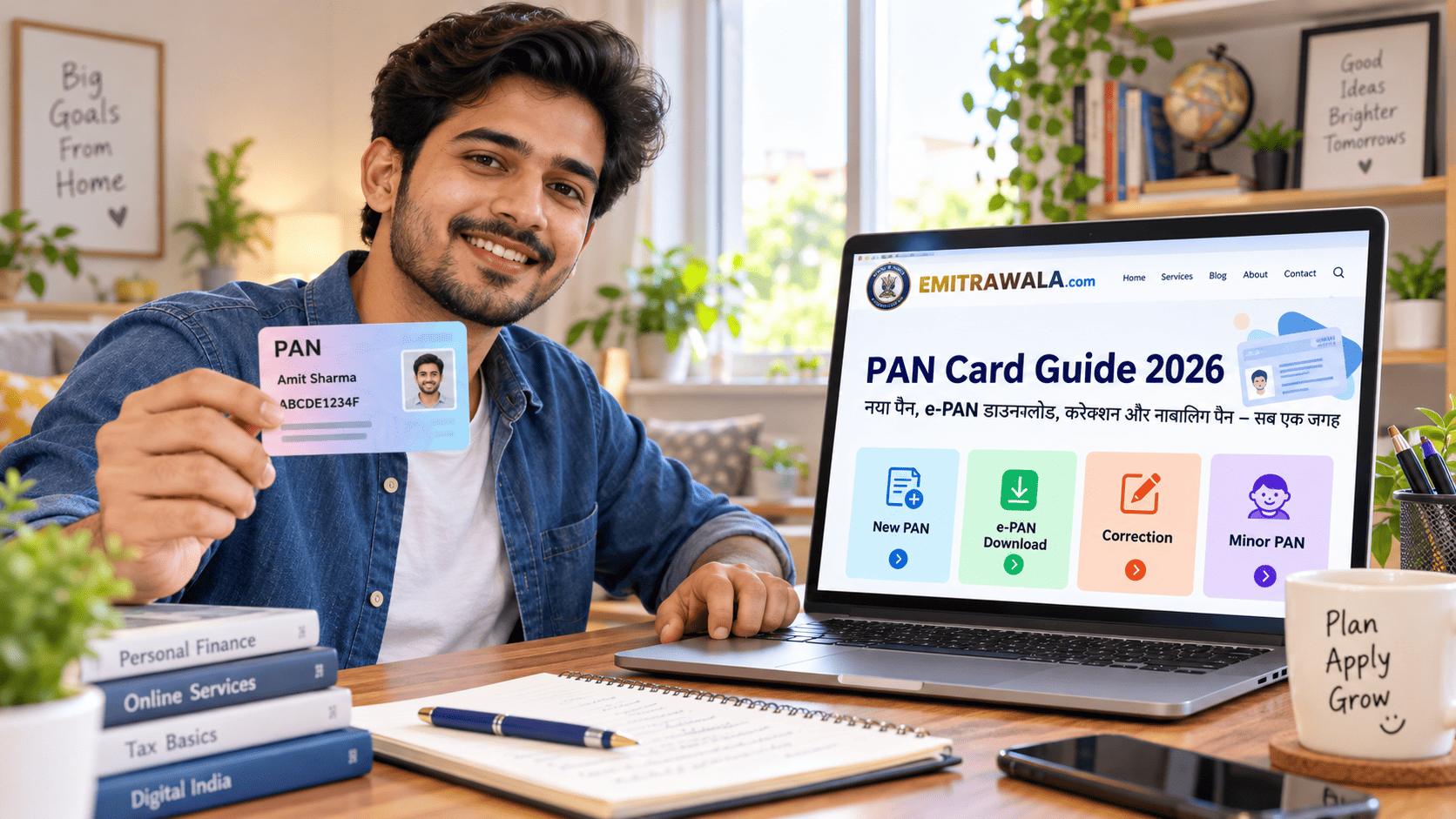 PAN Card Guide 2026: Apply, Download e-PAN, Correct Details and Minor PAN – All in One Place