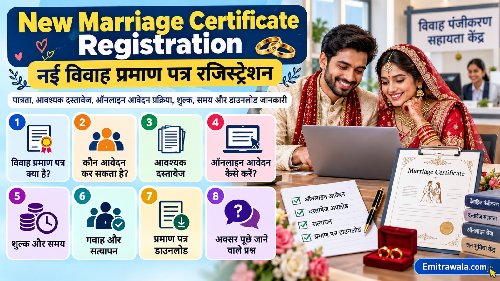New Marriage Certificate Registration in Rajasthan